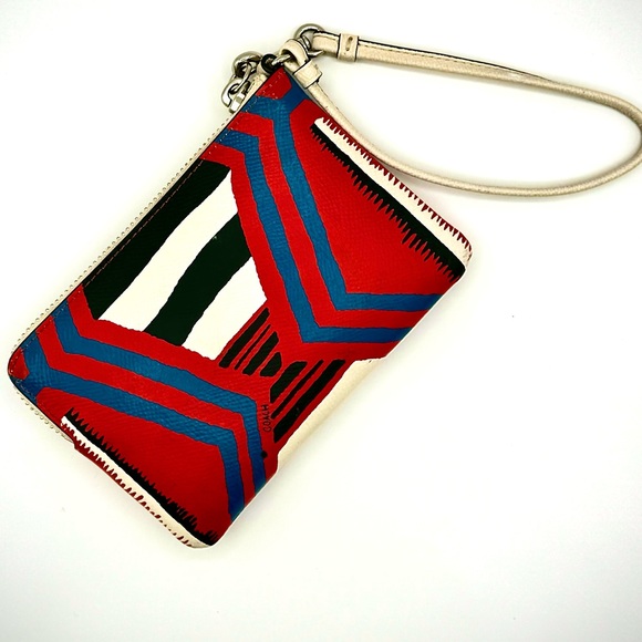 Coach Wristlet RARE Aztec Pattern - Picture 2 of 11